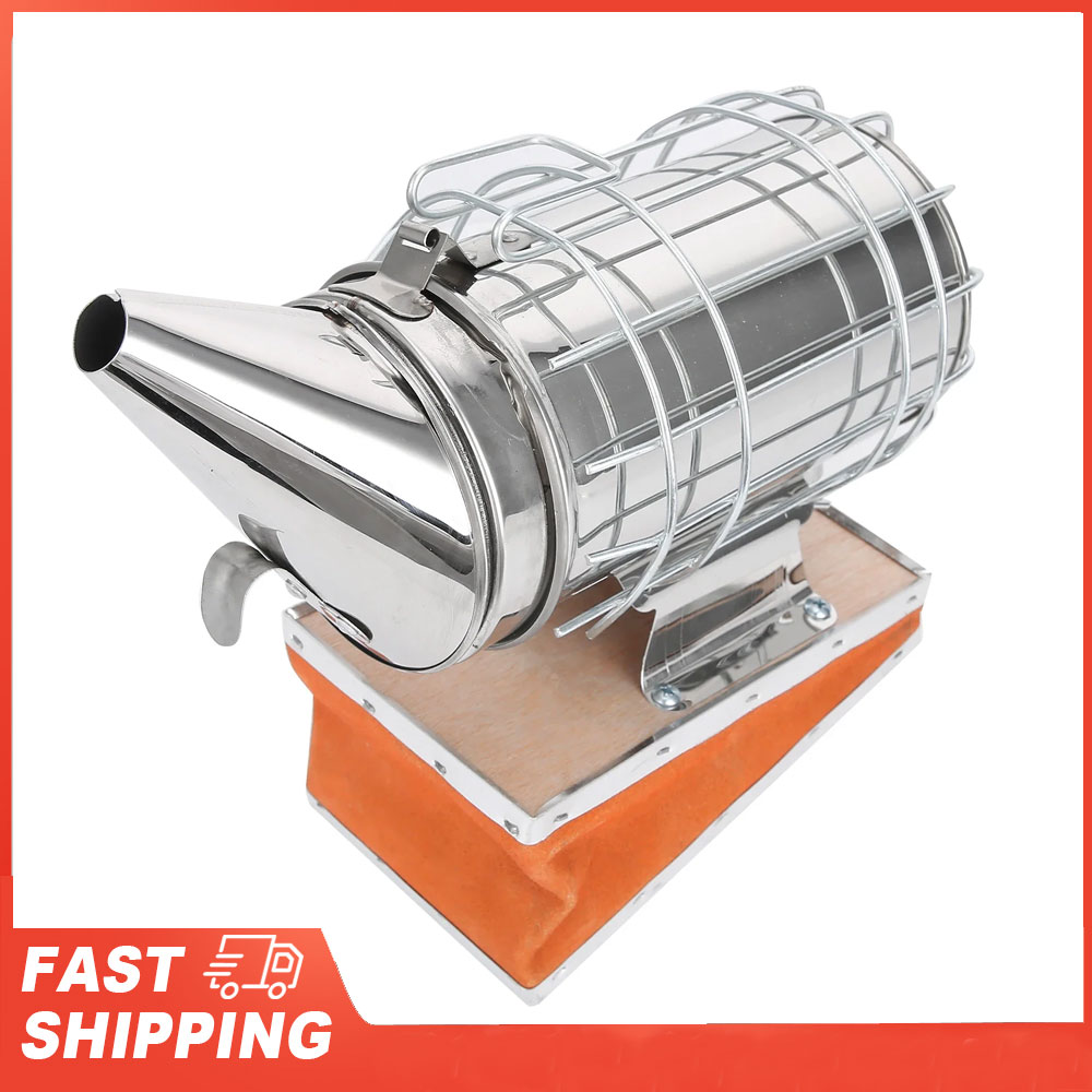 Bee Smoker Tool - Fumeur pour apiculture, cuir de vache,