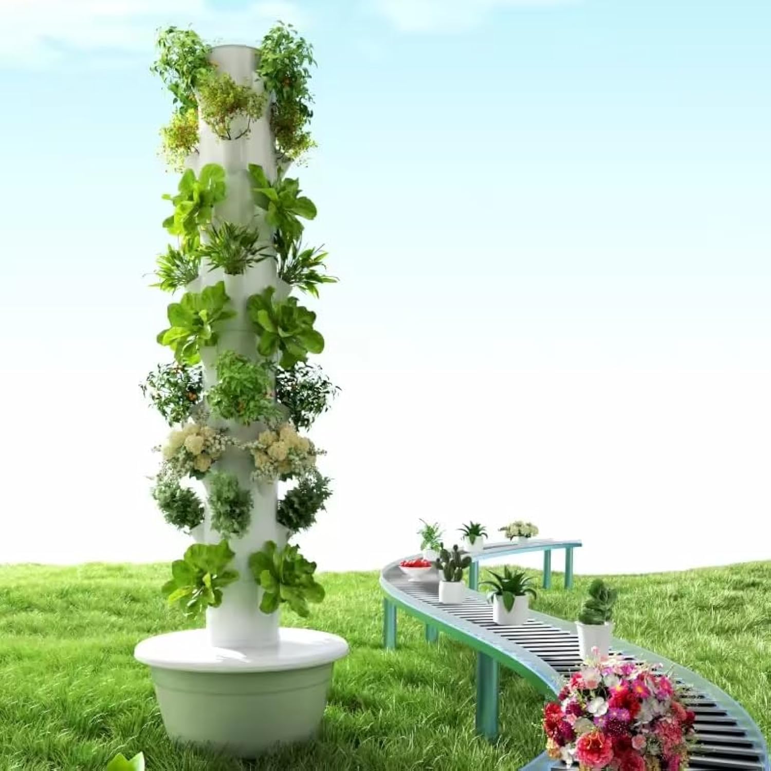 Agriculture Vertical Farming - Tour de culture hydroponique verticale, tour