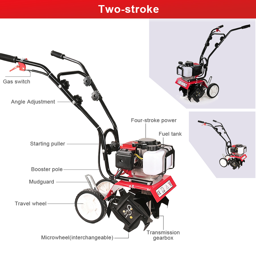 Micro-cultivateur à essence Tu - Farming Equipment For Agriculture avis et prix
