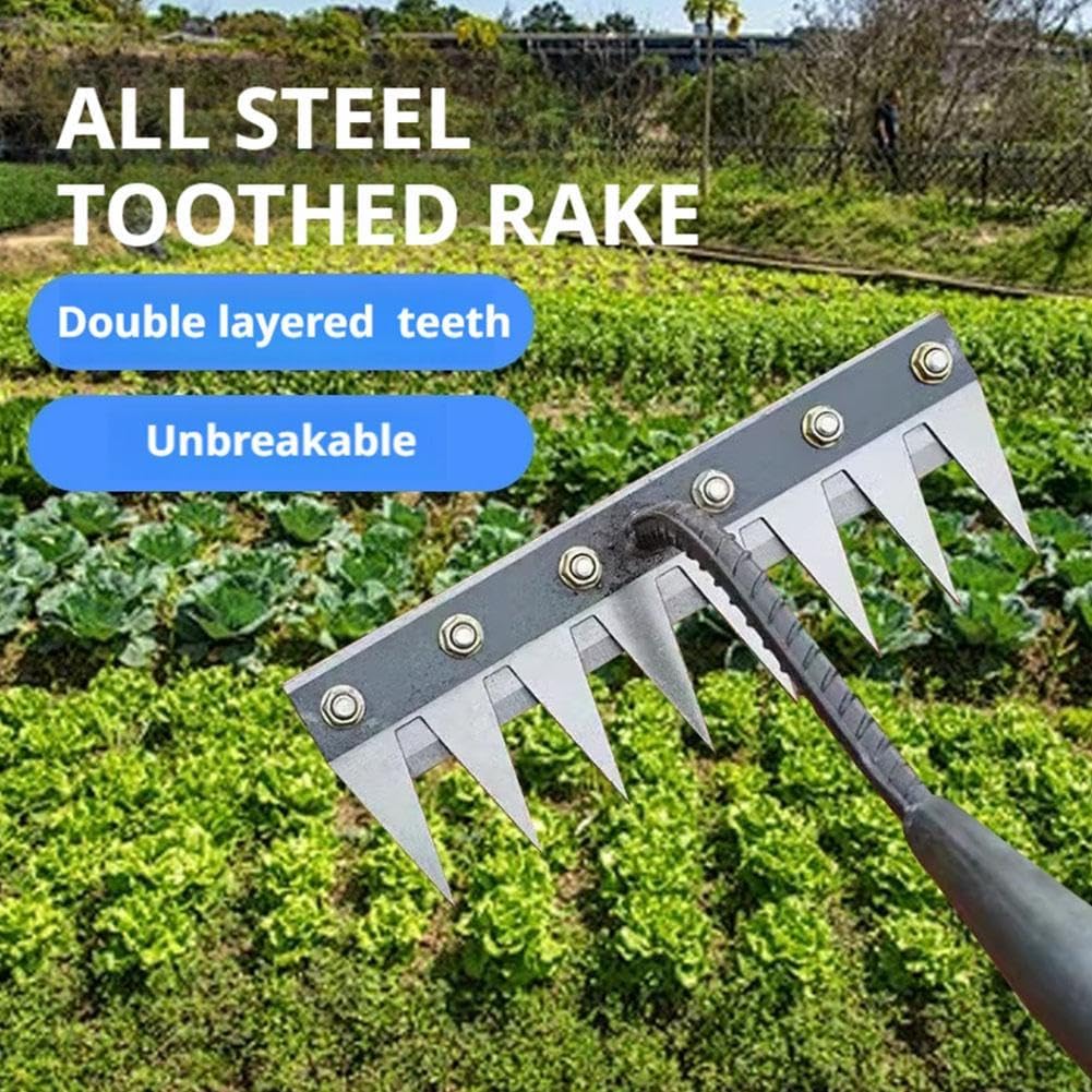 Râteau métallique à 5/6/7/8 de - Agriculture Farming Hand Tools avis et prix