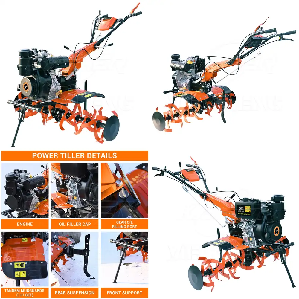 Motoculteur manuel multifoncti - Agriculture Farming Hand Tools avis et prix