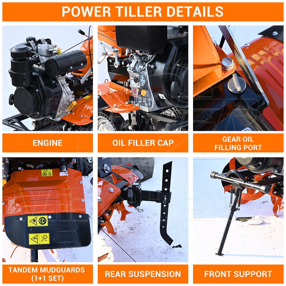 Motoculteur manuel multifoncti - Agriculture Farming Hand Tools avis et prix
